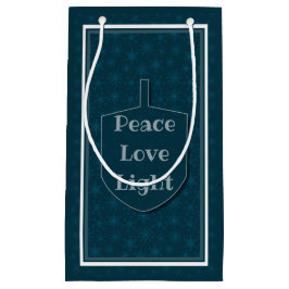 Peace Liebe Light Dreidel Star Snowflakes Kleine Geschenktüte