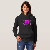 Peace Liebe Light Yoga Sprichwort Hoodie (Vorne ganz)