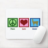 Peace Liebe Llamas Mousepad (Mit Mouse)