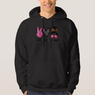 Peace Liebe Loaded Leopard Messy Bun Mama Tee