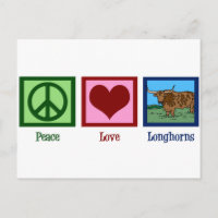 Peace Liebe Longhorns