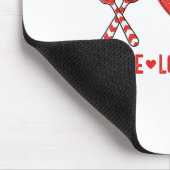 "Peace Liebe Lunch Lady Apprecision Box" Mousepad (Ecke)