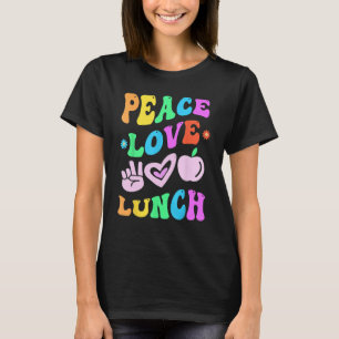 Peace Liebe Lunch Mittag Luganersee Crew T-Shirt