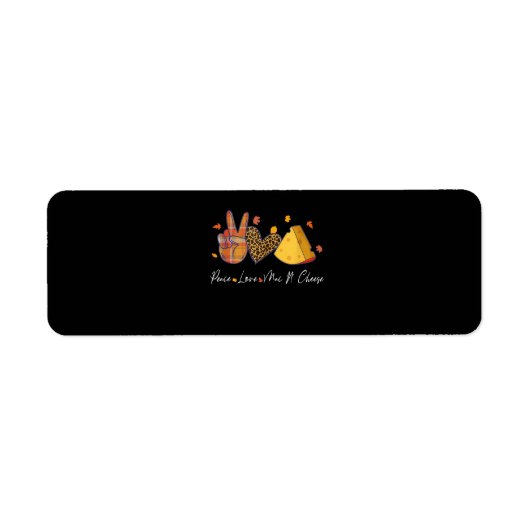 Peace Liebe Mac N Cheese Halloween Erntedank (Vorne)