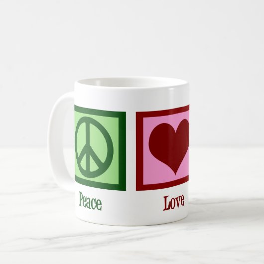 Peace Liebe Magic Niedlich Magician Kaffeetasse (Vorderseite Links)