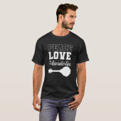 Peace Liebe Mandolin Maestro T-Shirt (Vorne ganz)