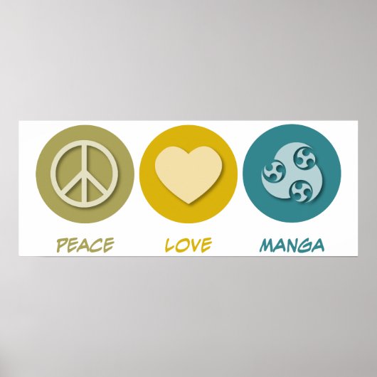 Peace Liebe Manga Poster (Vorne)