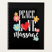 Peace Liebe Massage Planer (Vorderseite)