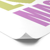 Peace Liebe Massage Poster (Ecke)