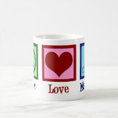 Peace Liebe Massage Therapie Kaffeetasse (Mittel)