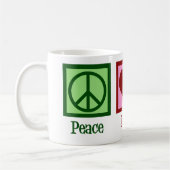 Peace Liebe Massage Therapie Kaffeetasse (Links)
