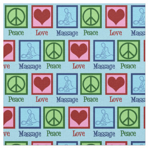Peace Liebe Massage Therapie Stoff