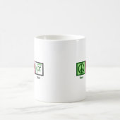 Peace Liebe Math Kids Kaffeetasse (Mittel)