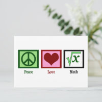 Peace Liebe Math Lehrer Niedlich Algebra