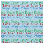 Peace Liebe Mayo Funny Mayonnaise Lover Stoff (Muster)