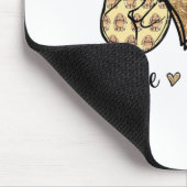 Peace Liebe Mini Holland Lop Bunny Rabbit Lover Mousepad (Ecke)