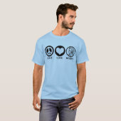 Peace Liebe Mozart T-Shirt (Vorne ganz)