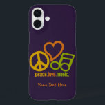 Peace Liebe Music - benutzerdefinierte Hüllen<br><div class="desc">Ändern Sie das Textfeld in das gewollt Textfeld. Sie können auch den Schriftart und seine Größe und Farbe ändern, indem Sie die Funktion "Anpassen" verwenden, sowie weitere Textfelder hinzufügen, wenn Sie möchten. Außerdem können Sie die Hintergrundfarbe dieses Elements in die von Ihnen gewollt Farbe ändern. Sehen Sie in meinem Laden...</div>