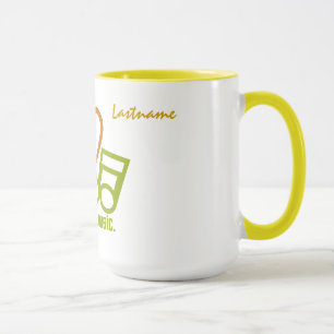 Peace Liebe Music - benutzerdefinierte Tasse