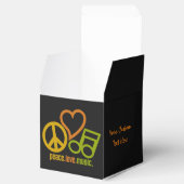 Peace Liebe Music Custom Fevor Box Geschenkschachtel (Geöffnet)