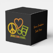 Peace Liebe Music Custom Fevor Box Geschenkschachtel (Rückseite)