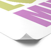 Peace Liebe Music Poster (Ecke)