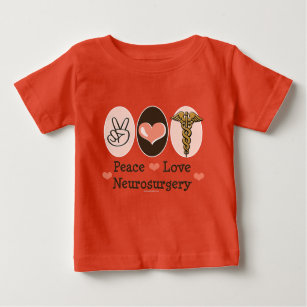 Peace Liebe Neurochirurgie Bio Baby Bodysuit Baby T-shirt