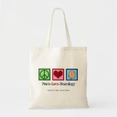 Peace Liebe Neurologie Custom Neurologist Tragetasche (Vorne)