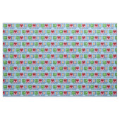 Peace Liebe Neurologie Stoff (Fat Quarter (45,7 x 55,9 cm))