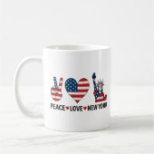 Peace Liebe New York Kaffeetasse (Links)