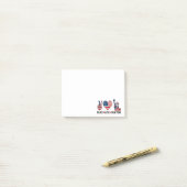 Peace Liebe New York Post-it Klebezettel (Auf Schreibtisch)