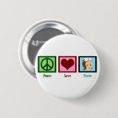 Peace Liebe Nurse Button (Vorne & Hinten)