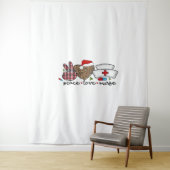 Peace Liebe Nurse, Halloween Klassischer T - Shirt Wandteppich (Beispiel)