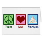 Peace Liebe Nutrition Card (Vorderseite (Horizontal))