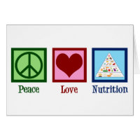 Peace Liebe Nutrition Card
