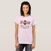 Peace Liebe Obama 08 Bio T-Shirt (Vorne ganz)