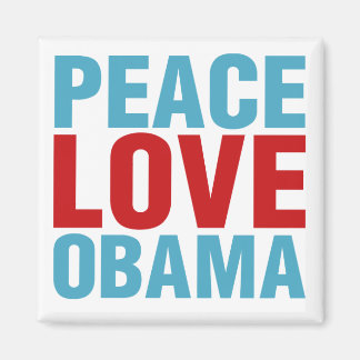 Peace Liebe Obama Magnet
