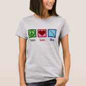 Peace Liebe Oboe T-Shirt (Vorderseite)