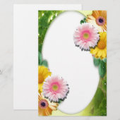 Peace Liebe Office Party dank Pattern farbenfroh Briefpapier (Vorne/Hinten)