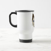 Peace Liebe Office Party dank Pattern farbenfroh Reisebecher (Links)