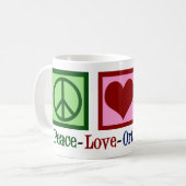 Peace Liebe Orthodontics Kaffeetasse (Vorderseite Links)