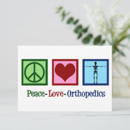 Peace Liebe Orthopädie Niedlich Orthopädie Card