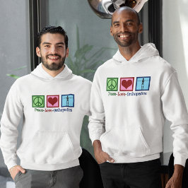 Peace Liebe Orthopädie Niedlich Orthopädie Hoodie