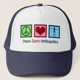 Peace Liebe Orthopädie Niedlich Orthopädie Truckerkappe