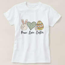 Peace Liebe Osterfest T - Shirt - Spaß und festlic