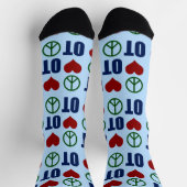 Peace Liebe OT Niedliche Arbeitstherapeutin Socken (Oben)