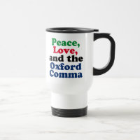 Peace Liebe Oxford Comma Funny English Grammar