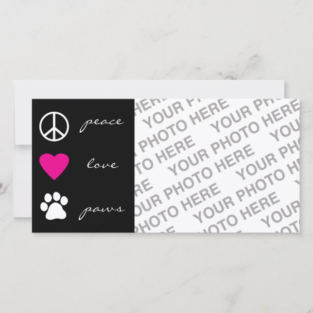 Peace Liebe Paws (Vorderseite)