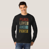 Peace Liebe Paws T-Shirt (Vorne ganz)