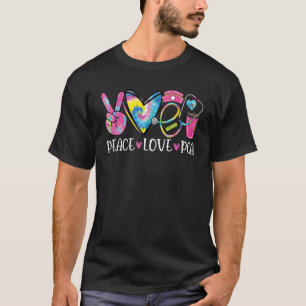 Peace Liebe PCA Patient Care Assistant Heart Steth T-Shirt